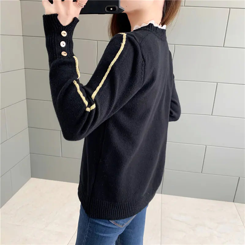 Women's Loose Knit Sweater for Fall/Winter Fashion